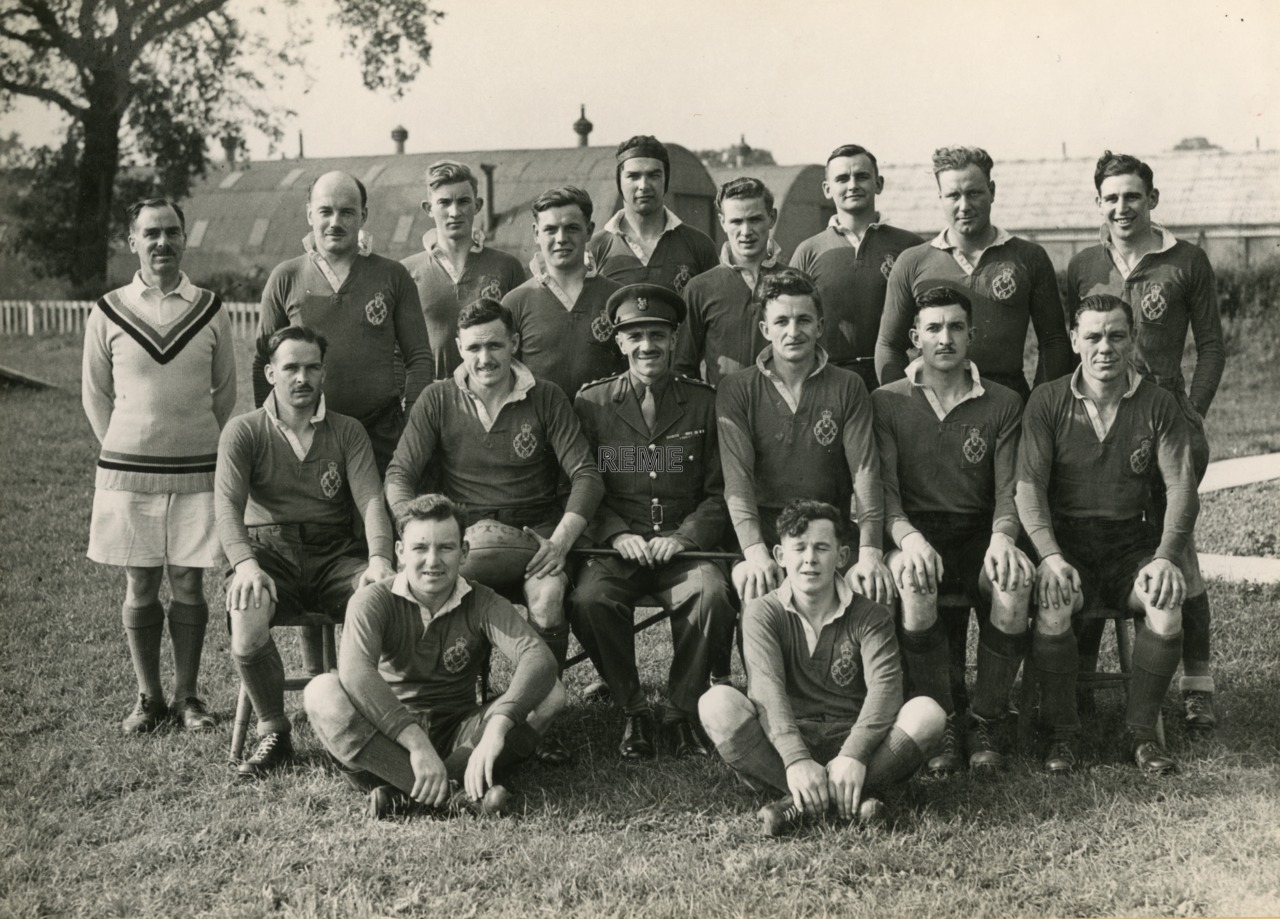 REME v Barts 1946 Rugby Match