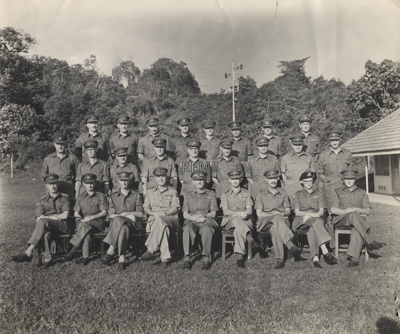 Officers of HQ 28 Commonwealth Independent Infantry Brigade Group, Malaya (Malaysia)