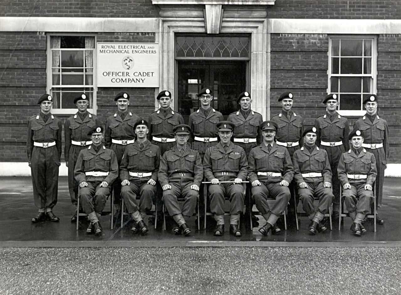 Officer Cadet Company, REME, Bordon: Intake No 24/25, November 1955.