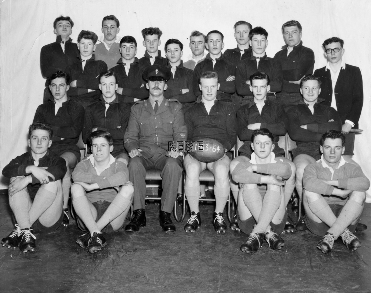 Junior Leaders’ Unit, REME: Rugby Team January 1964