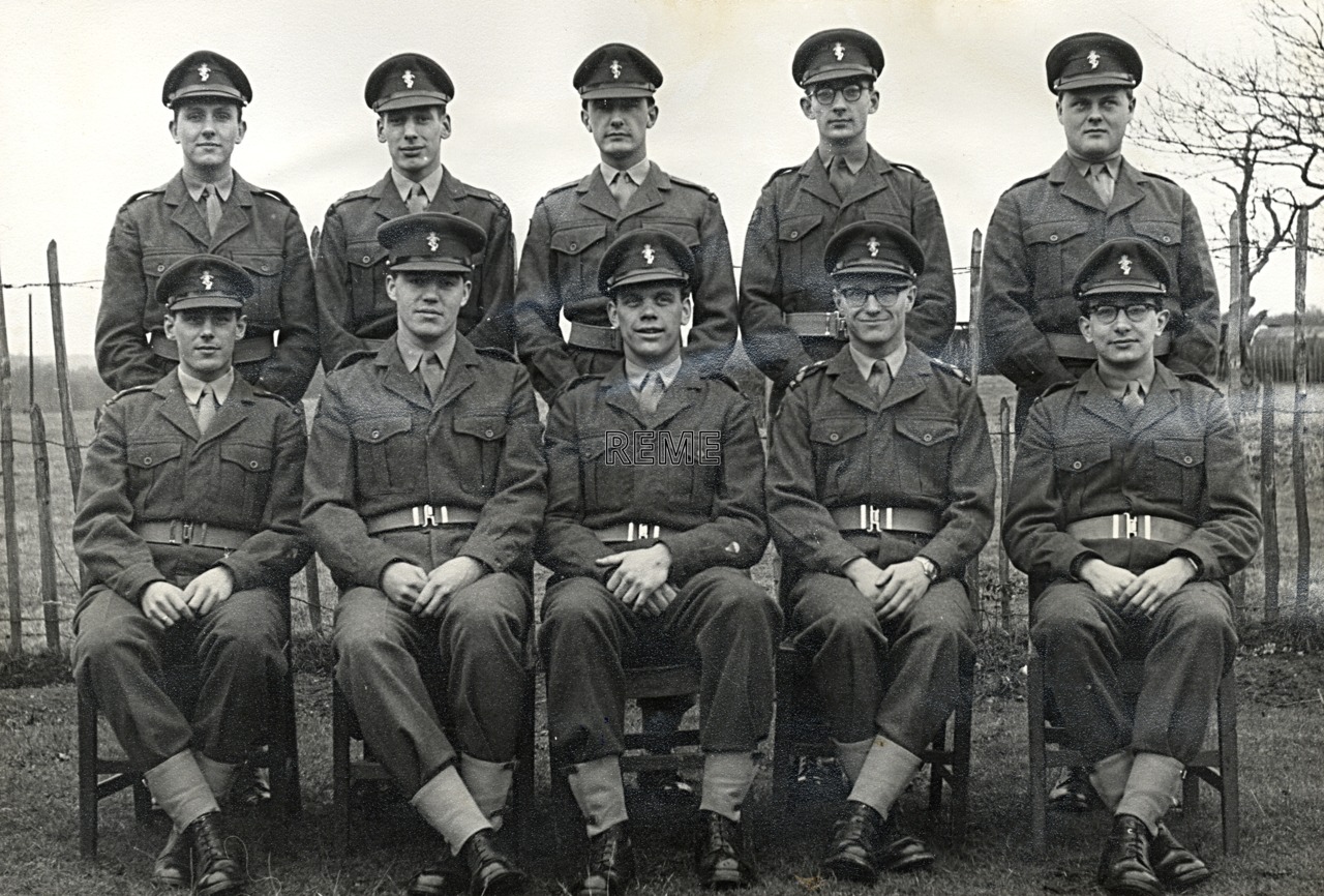 No 6A Special Regular Young Officers (Workshop Practice) Course, REME Officers’ School, 1960.