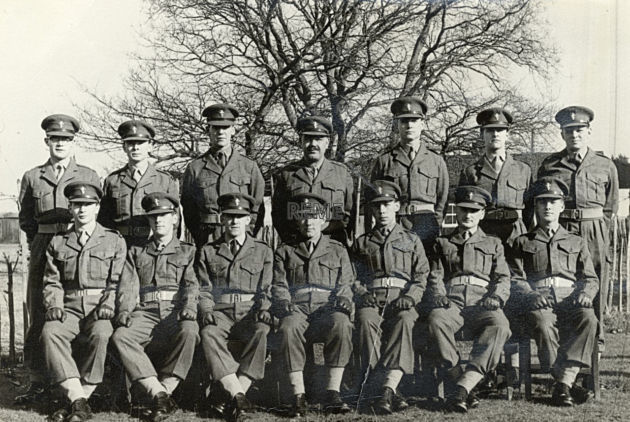 No 7 Regular Young Officers (Workshop Practice) Course, REME Officers’ School, 1961.