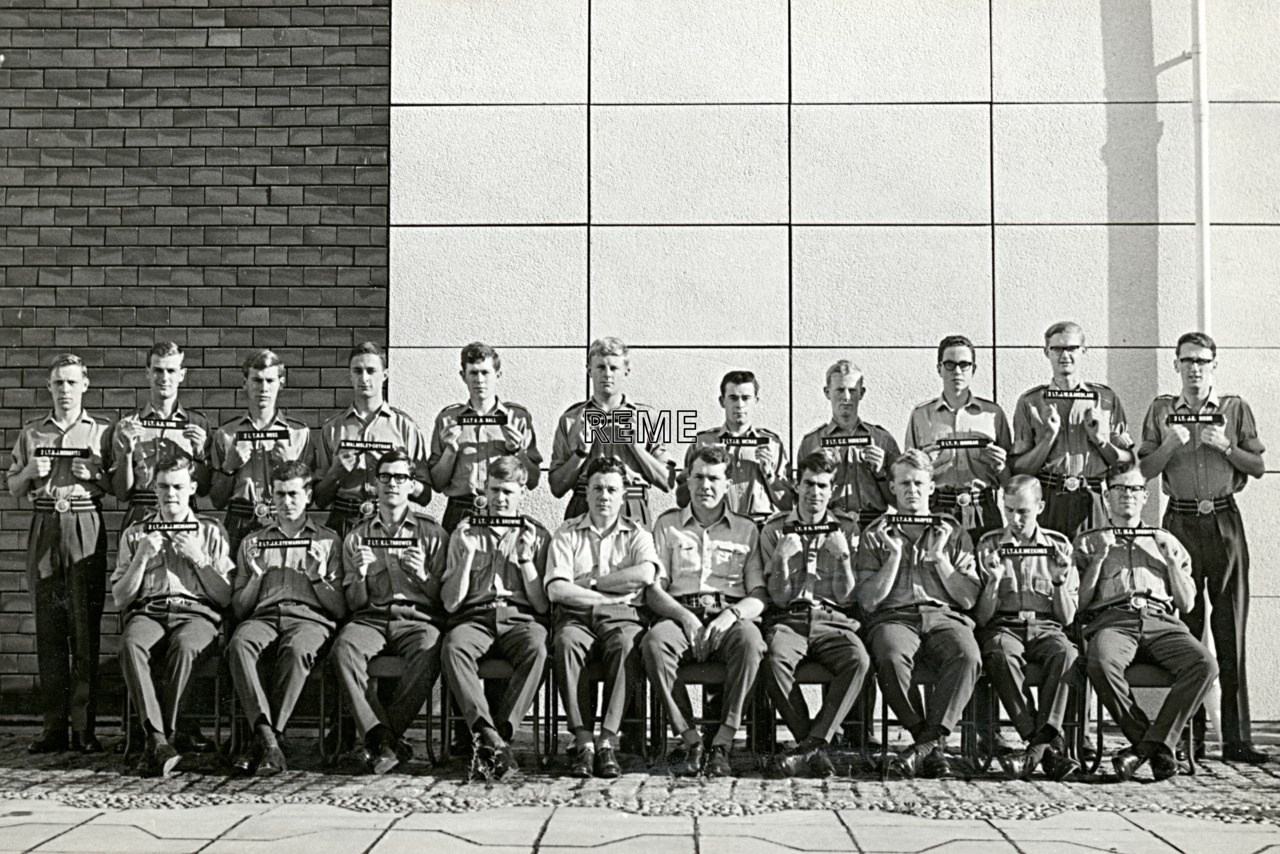No 39 Regular Young Officers’ Course, REME Officers’ School, 1967.