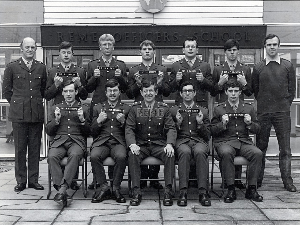 No 62 Regular Young Officers’ Course, REME Officers’ School, 1977