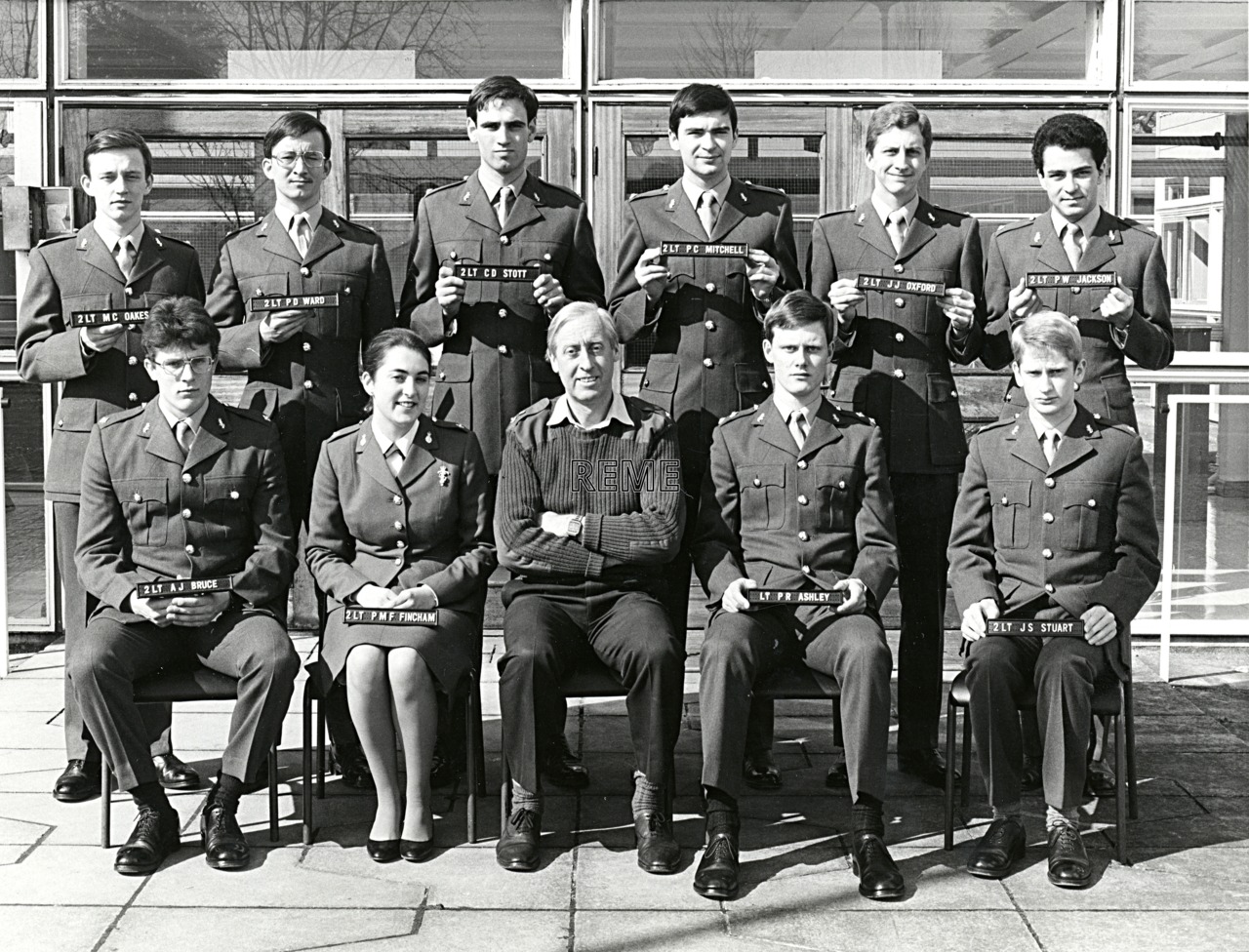 No 77 Regular Young Officers’ Course, REME Officers’ School, 1982.