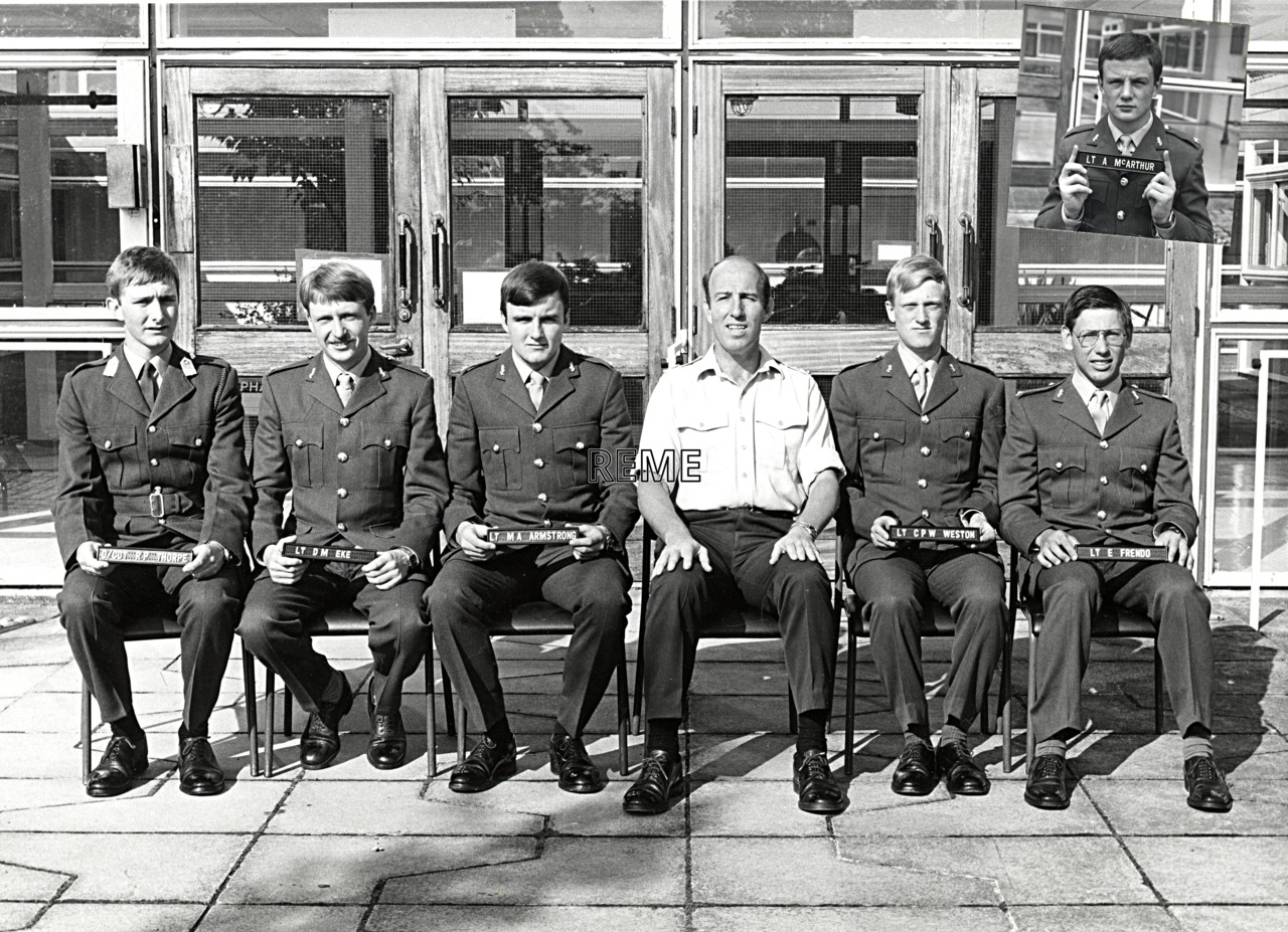 No 79 Regular Young Officers’ Course, REME Officers’ School, 1983