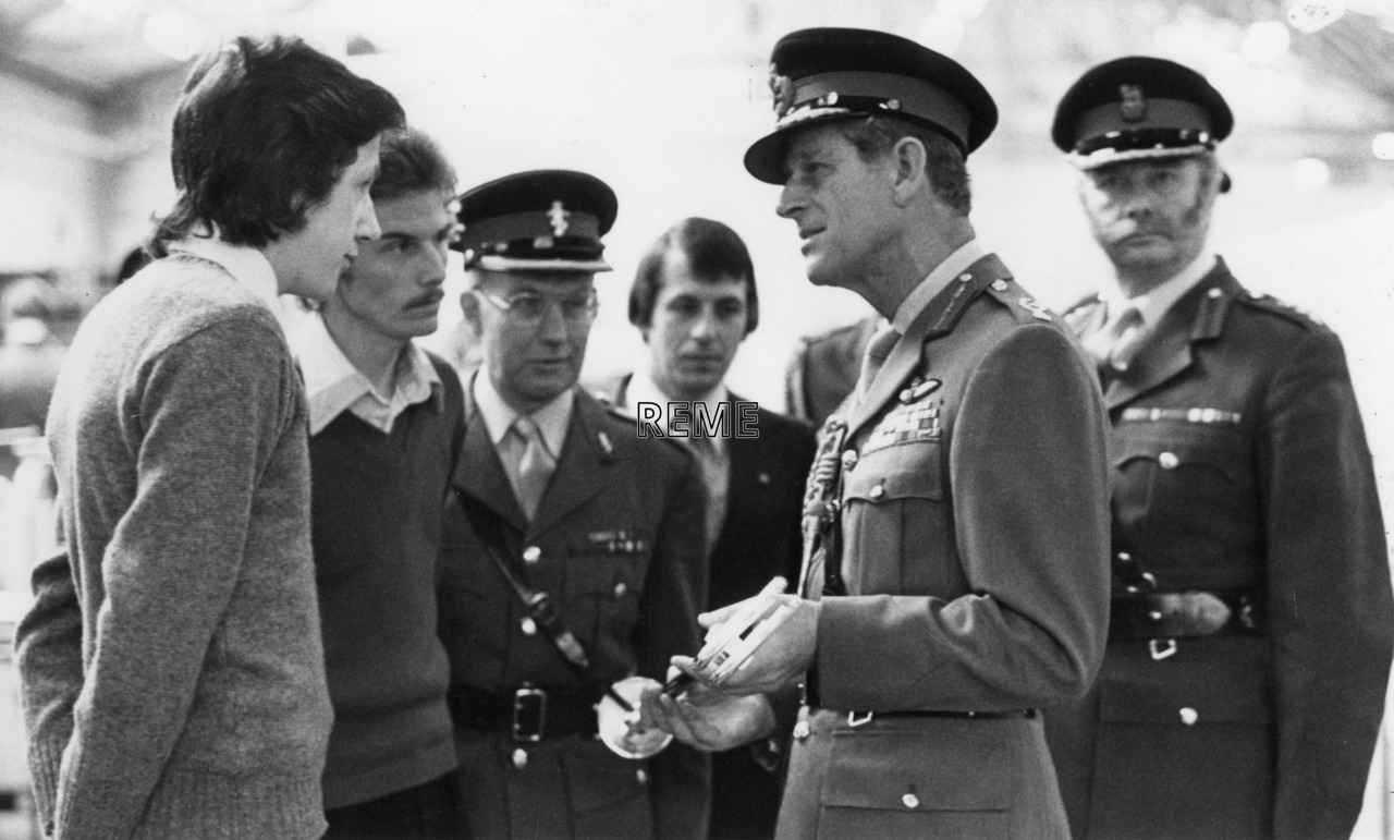 ‘Visit of the Colonel In Chief to 35 Central Workshop REME’