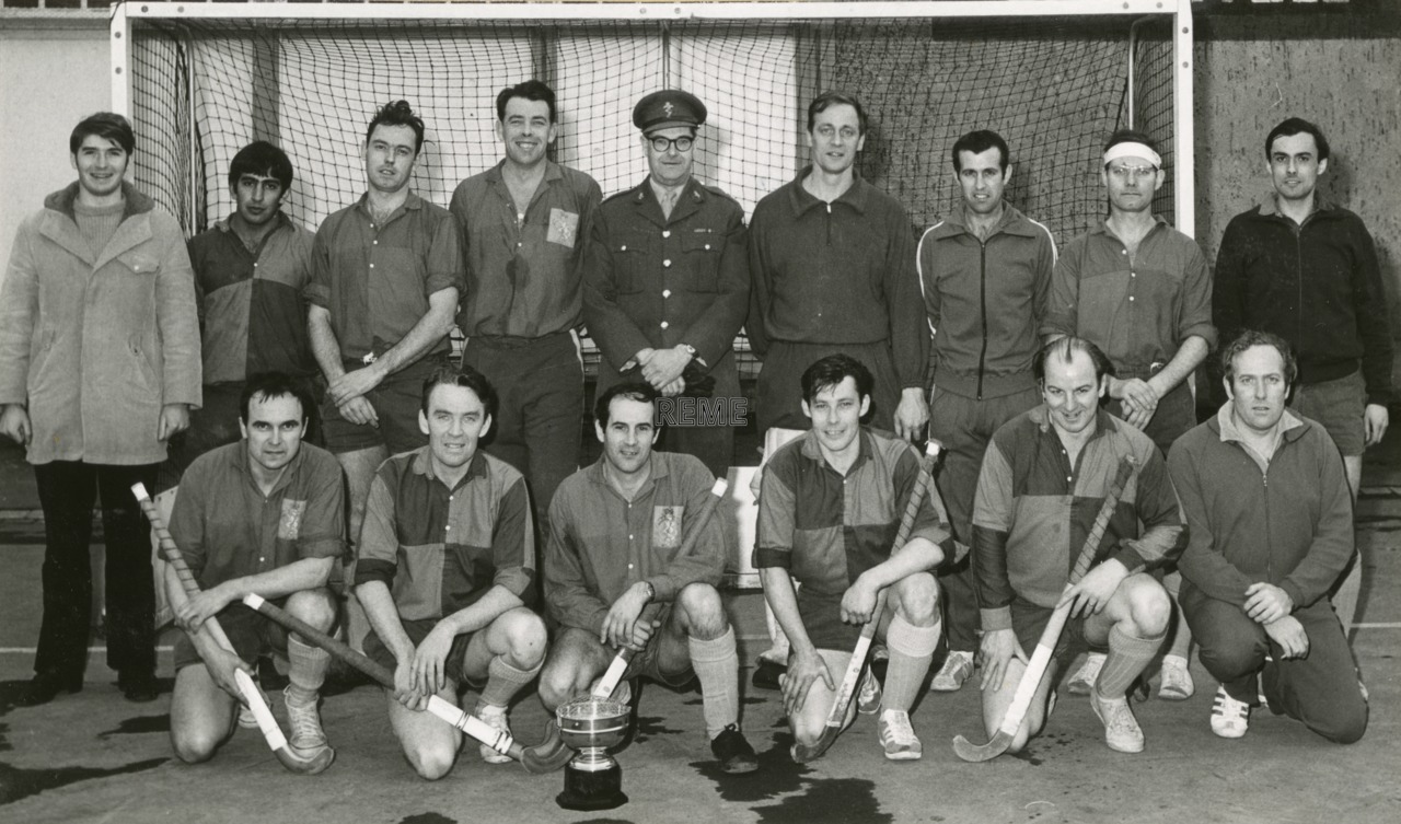 REME BAOR (British Army of the Rhine) Hockey Team, Inter-Corps Tournament.