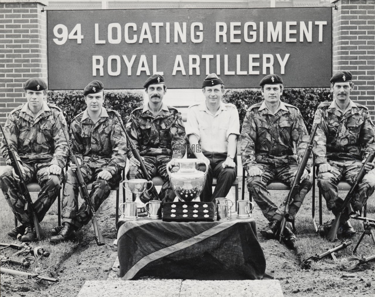 94 Locating Regiment Workshop, Royal Artillery, Celle, Shooting Team