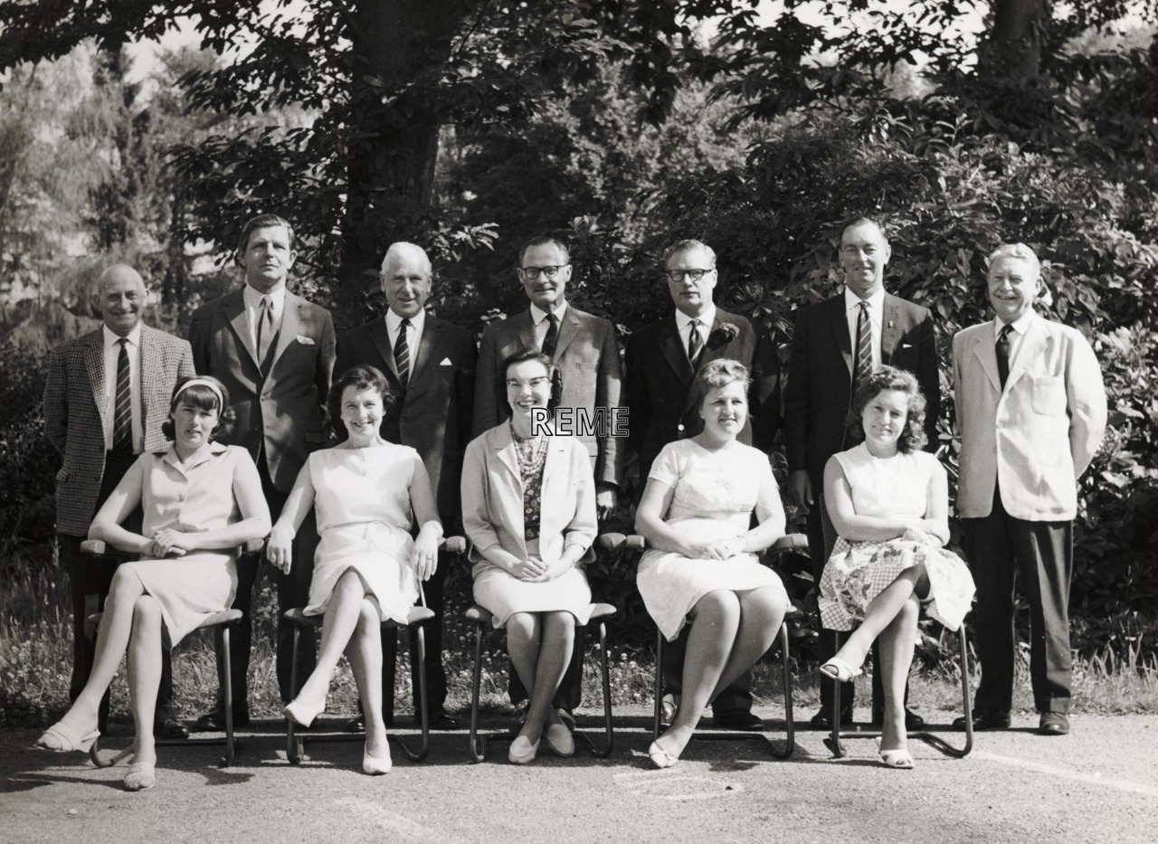 Corps Secretariat REME at Moat House, 1966.