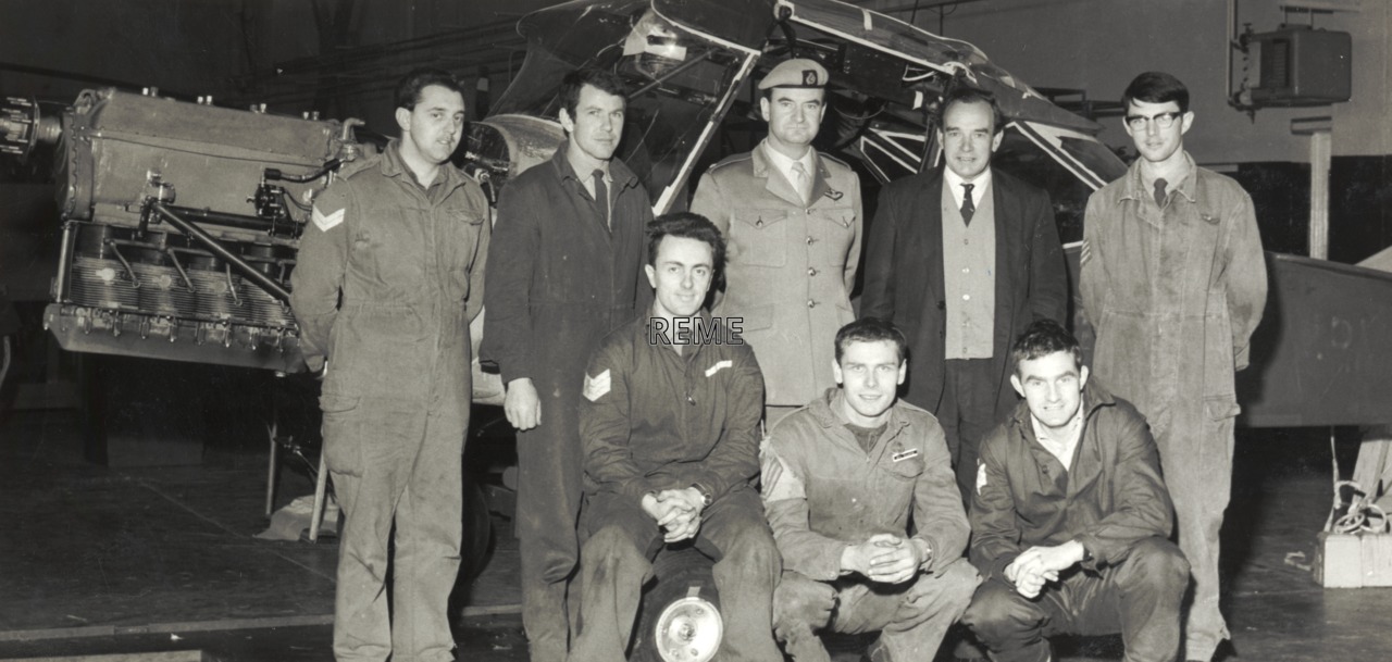 London to Sydney Air Race. The Project Team, 70 Aircraft Workshop, April 1970.