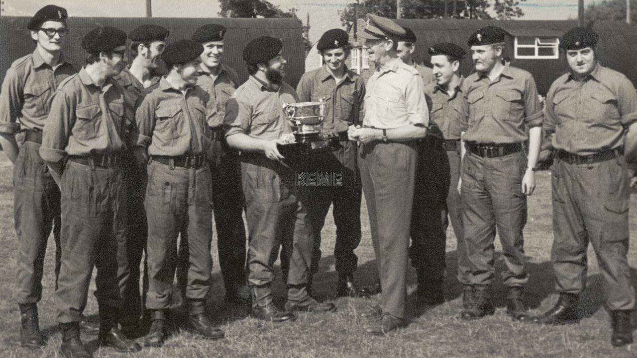 Winning Team, Warcop Trophy 1971, Territorial Army and Volunteer Reserves.