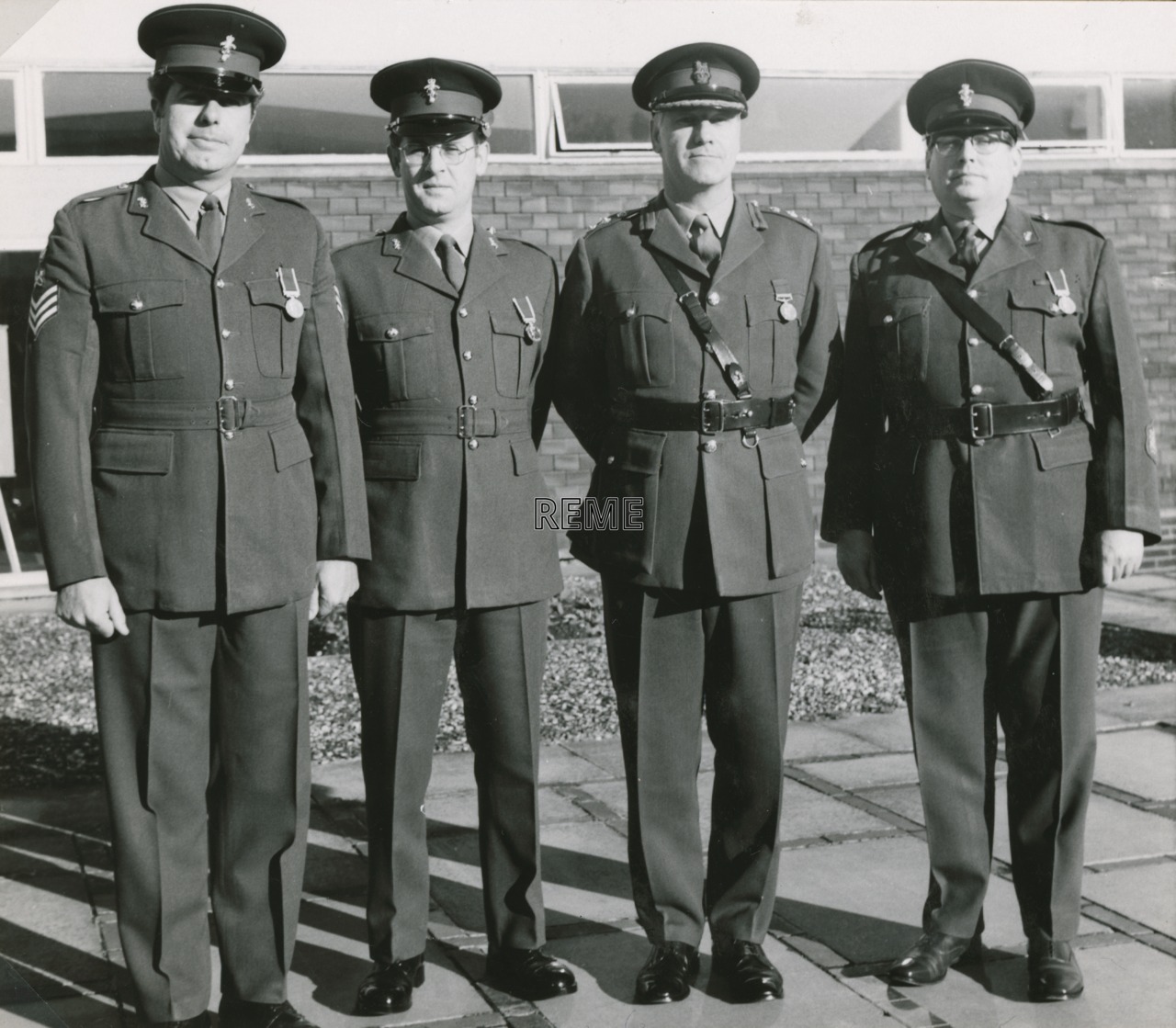 Presentation of Long Service and Good Conduct (LS&GC) Medals November 1973.