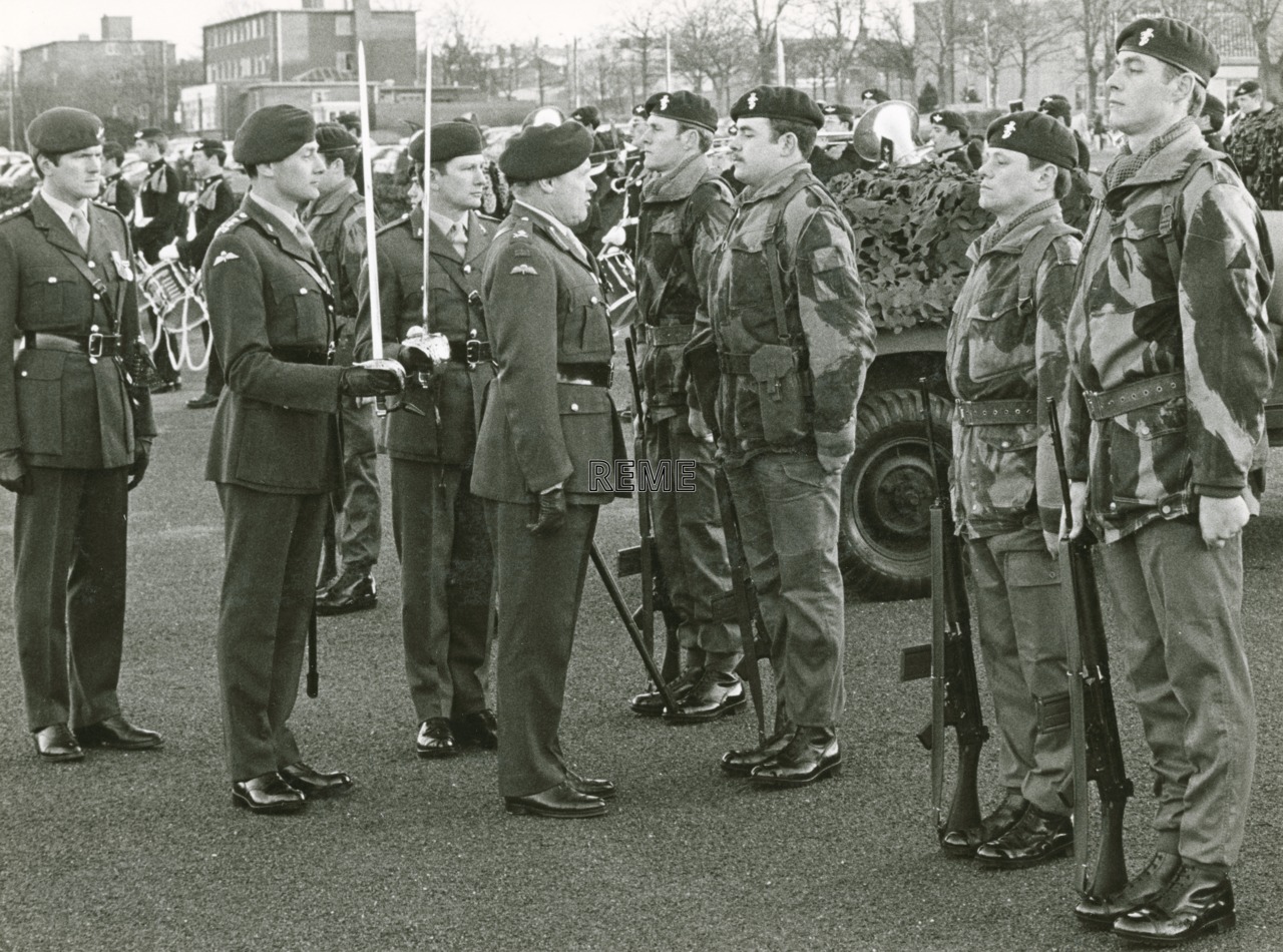 Farewell Parade, Parachute Logistic Regiment Workshop Squadron, 1970