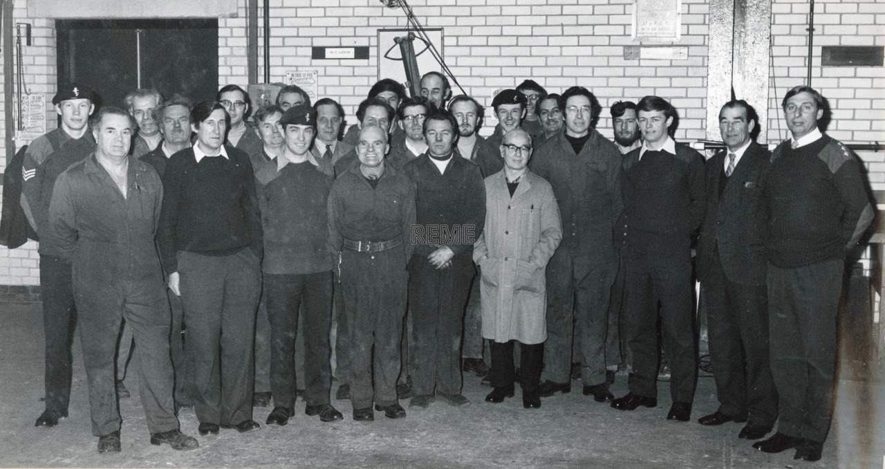 The Blandford Detachment, 18 Command Workshop, 1970.