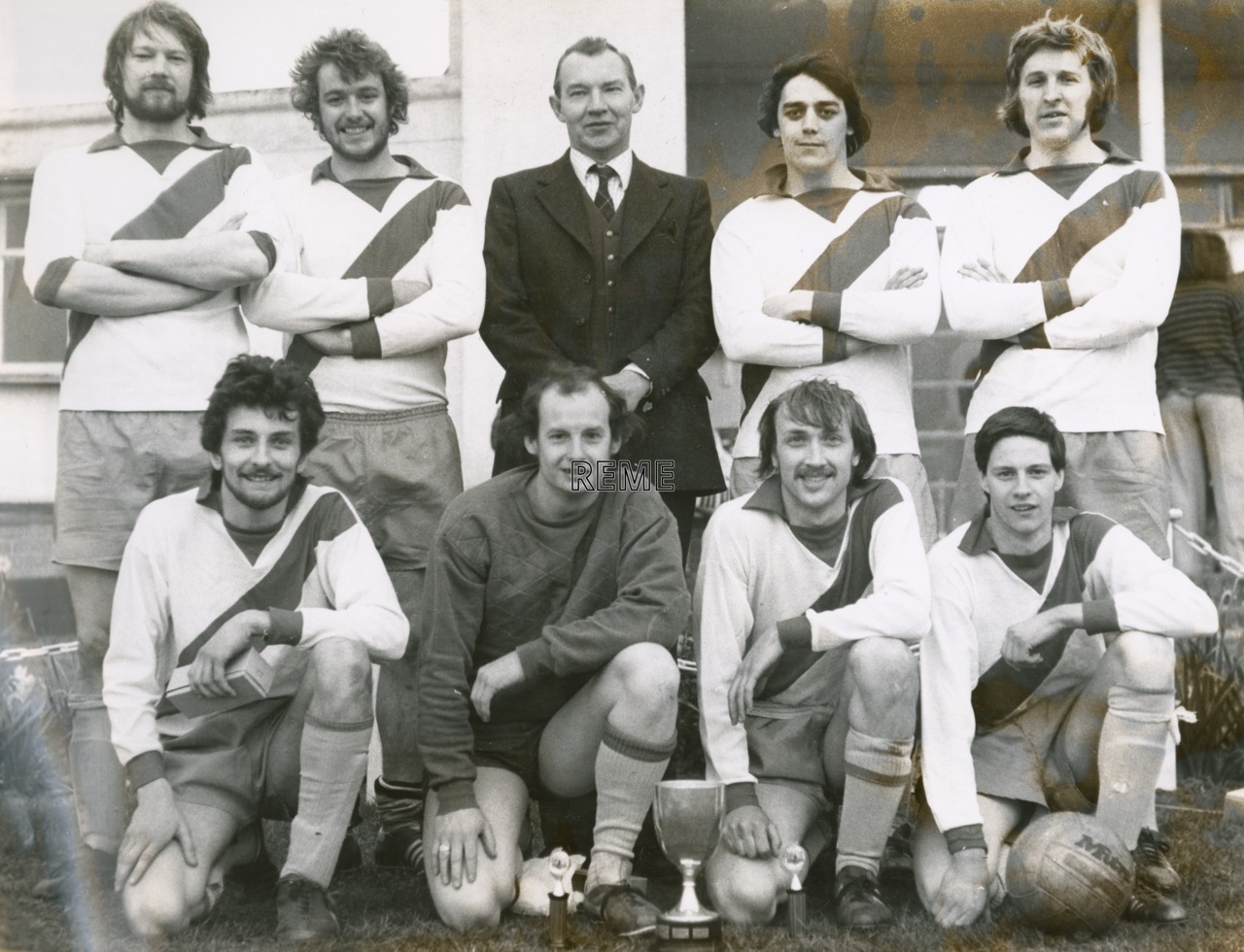 REME Support Group Six-a-Side Football Champions,1977