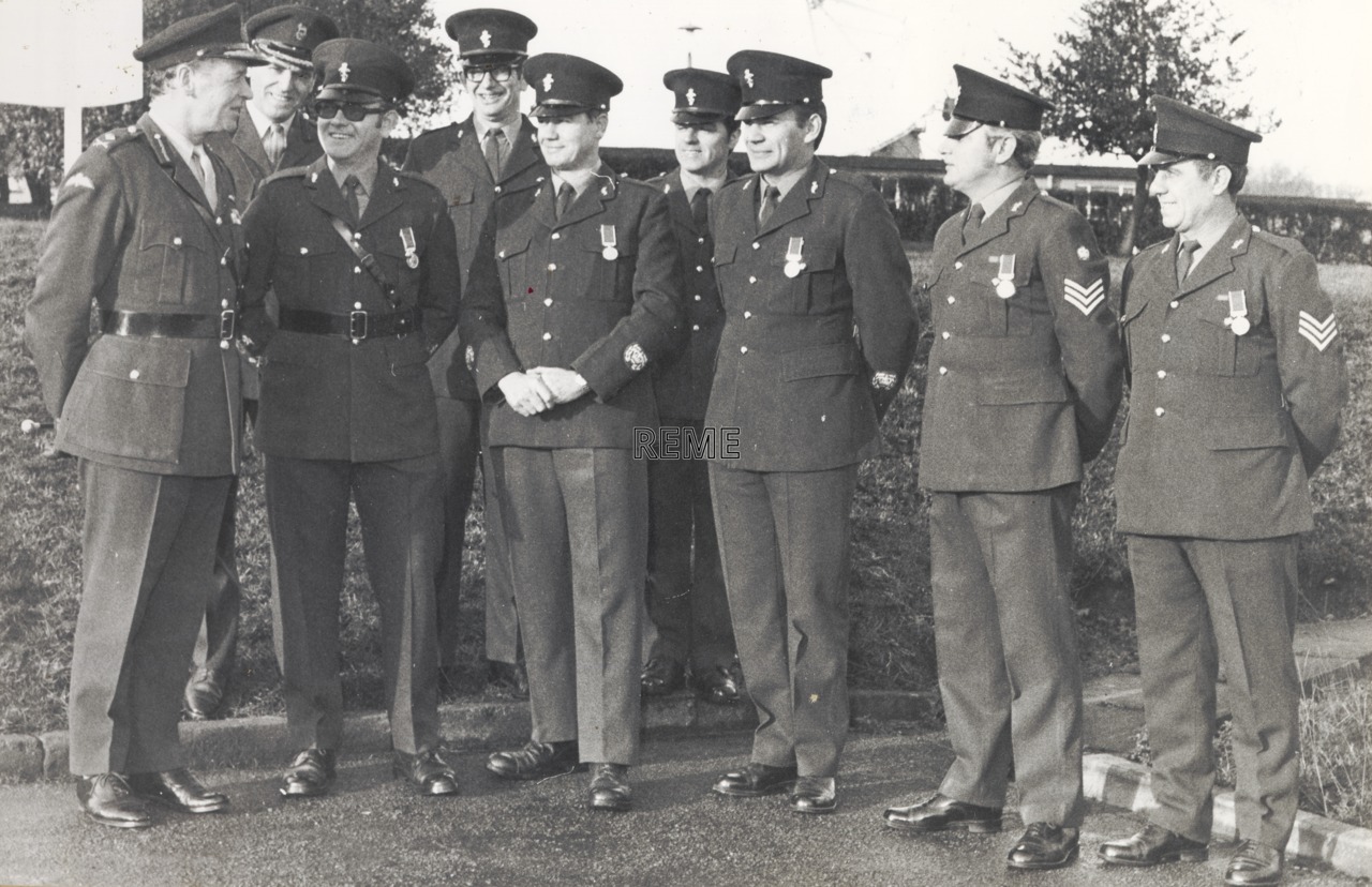 LS&GC Medals Presentation, Telecommunications and Radar Branch, Malvern, 1978.