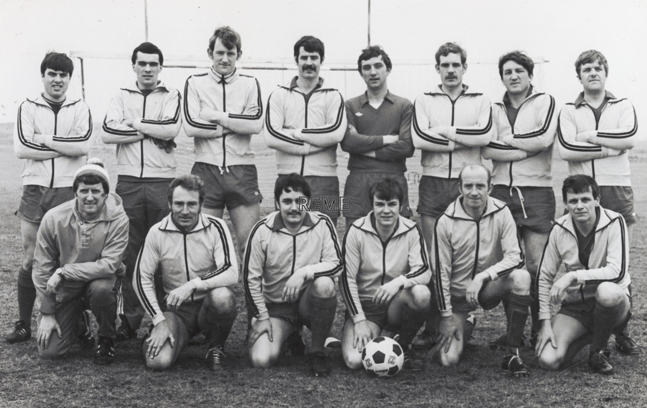 REME Wing Royal Artillery Range Football Team, The Hebrides, 1978