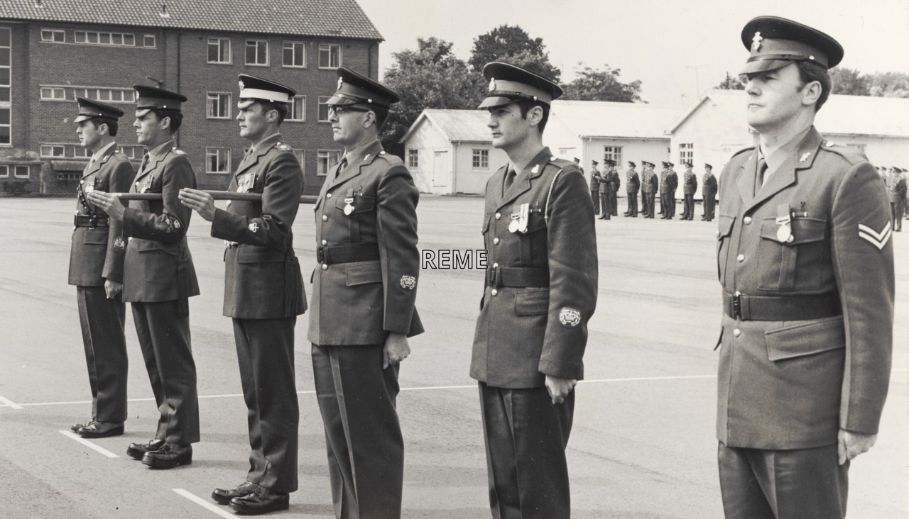 Army Apprentices College (AAC) Arborfield, Summer term Pass-out Parade, 1978.