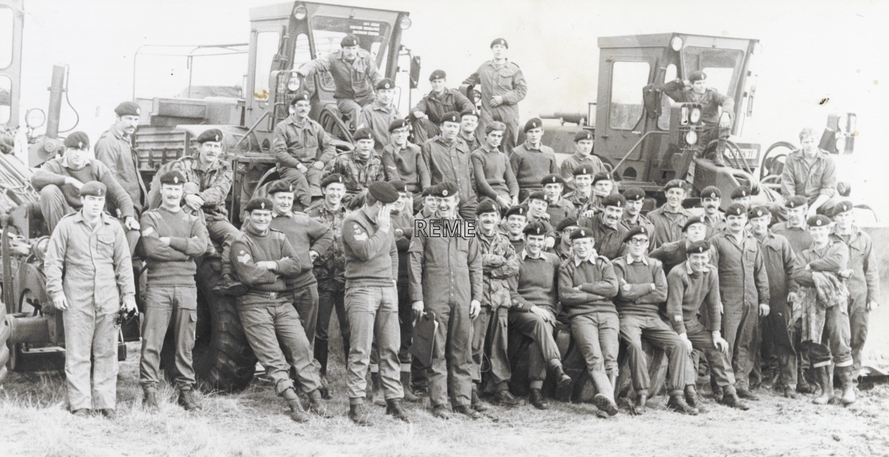 36 Engineer Regiment Workshop, Maidstone 1978.