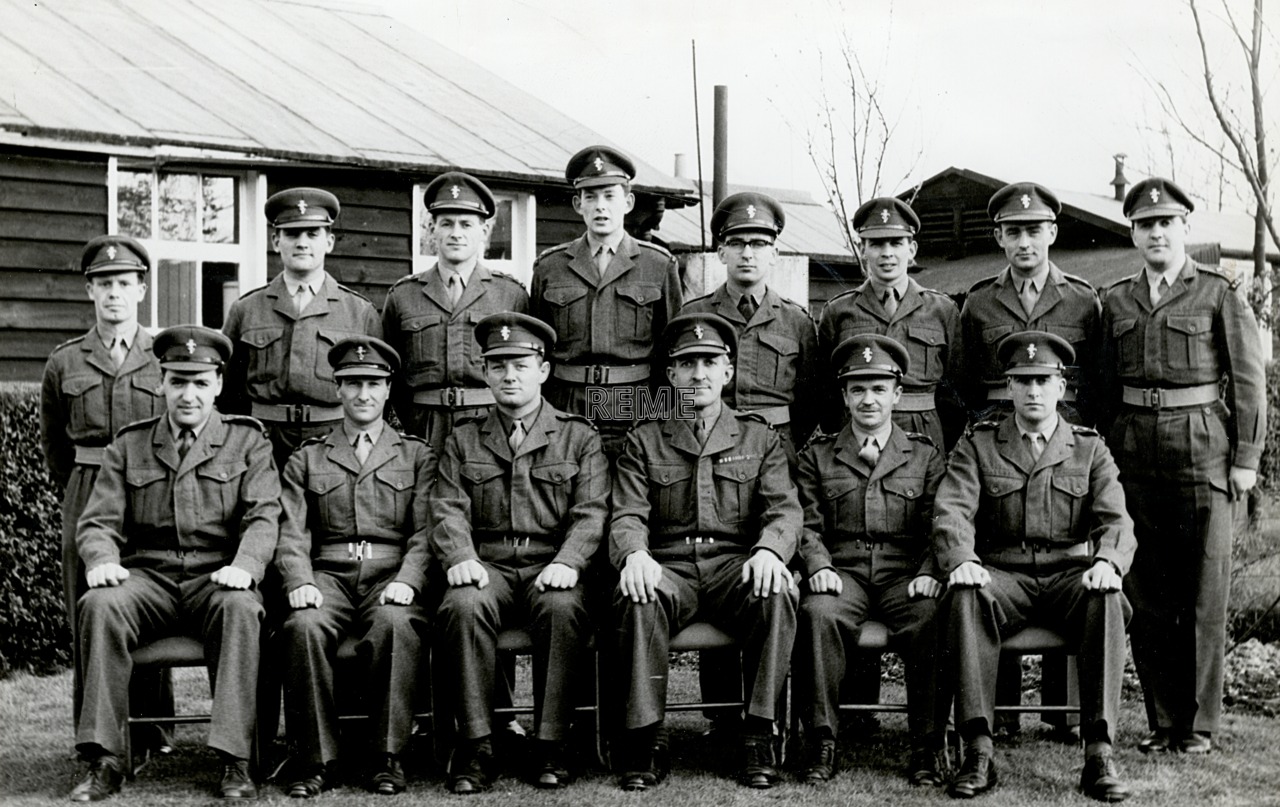 Group Photograph: No 1 Light Aid Detachment (LAD) Commanders’ Course, REME Officers’ School