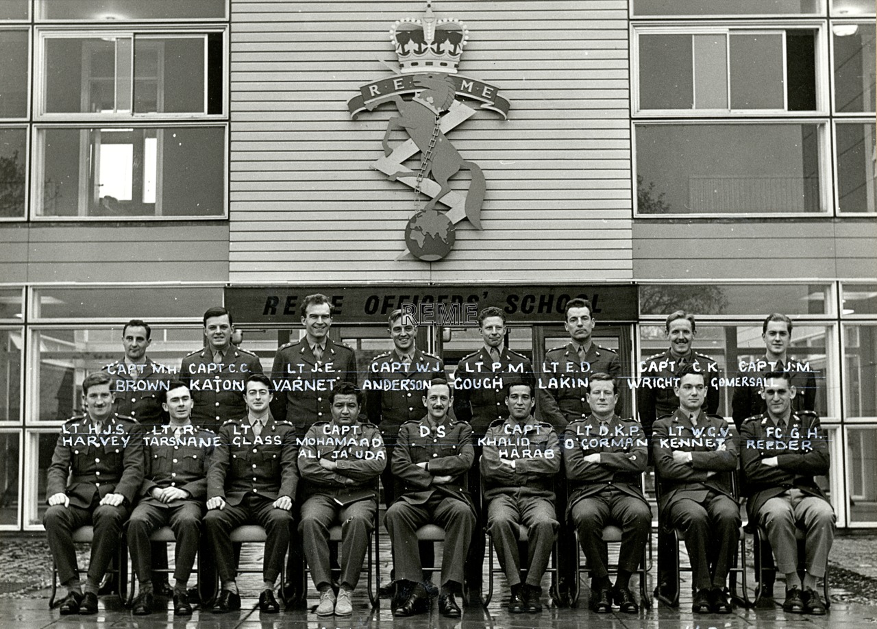 Group Photograph: No 6 Light Aid Detachment (LAD) Commanders’ Course, REME Officers’ School