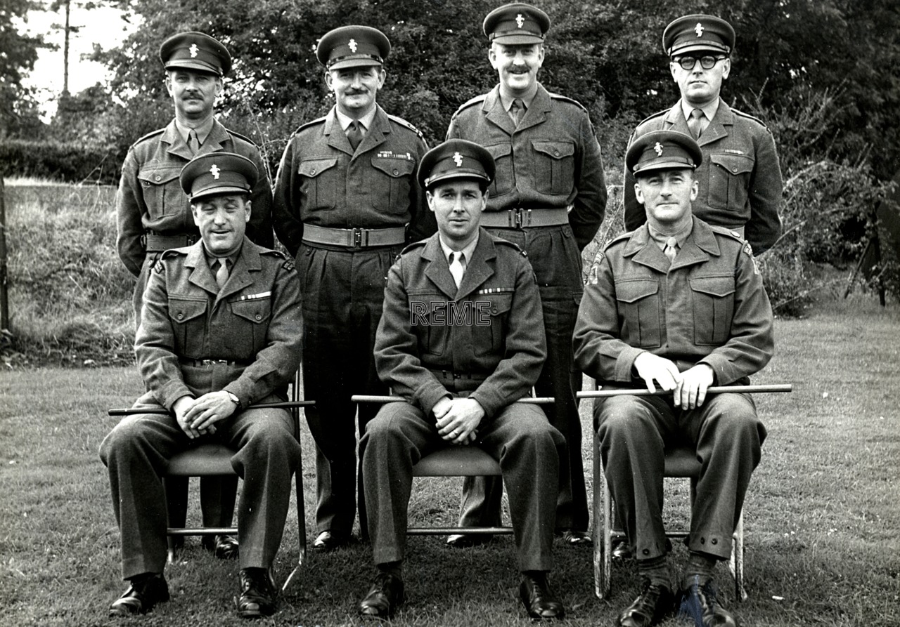 Group Photograph: No 1 Workshop Commanders’ Course, REME Officers’ School