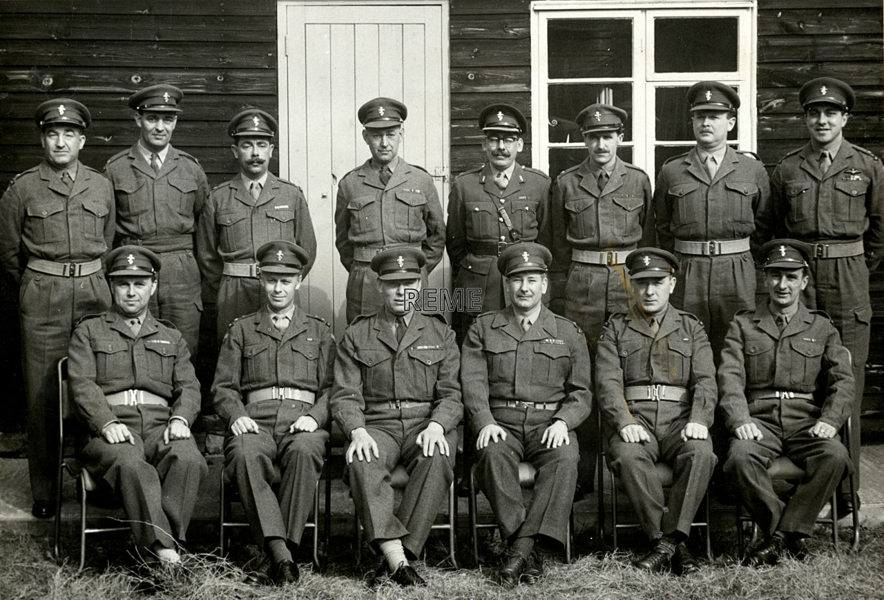 Group Photograph: No 2 Workshop Commanders’ Course, REME Officers’ School