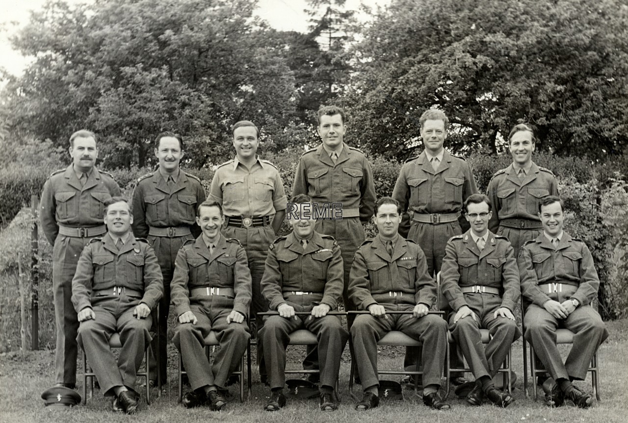 Group Photograph: No 5 Junior Tactics and SD Course, REME Officers’ School