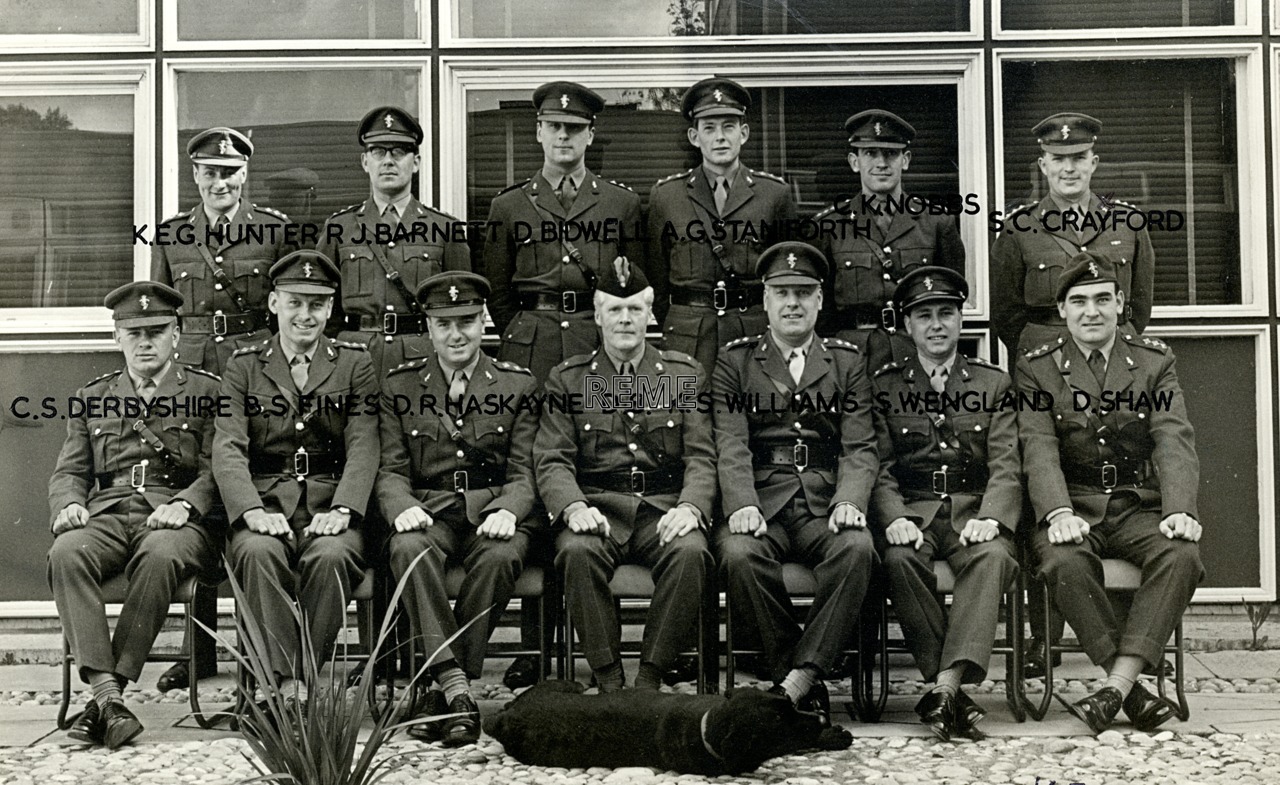 Group Photograph: No 7 Junior Tactics, REME Officers’ School