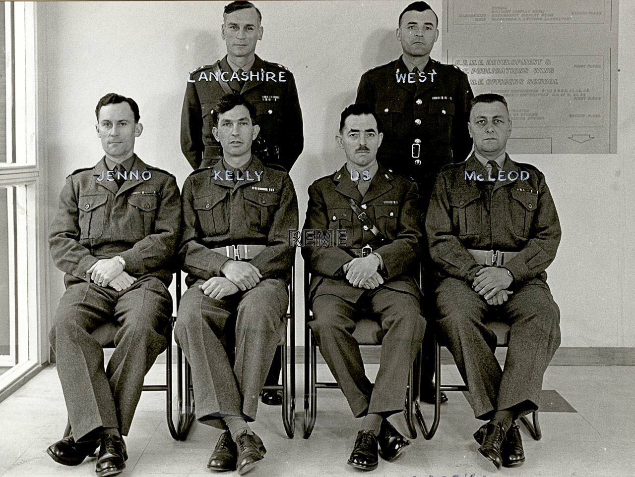 Group Photograph: No 13 Newly Commissioned Officers’ Course, REME Officers’ School