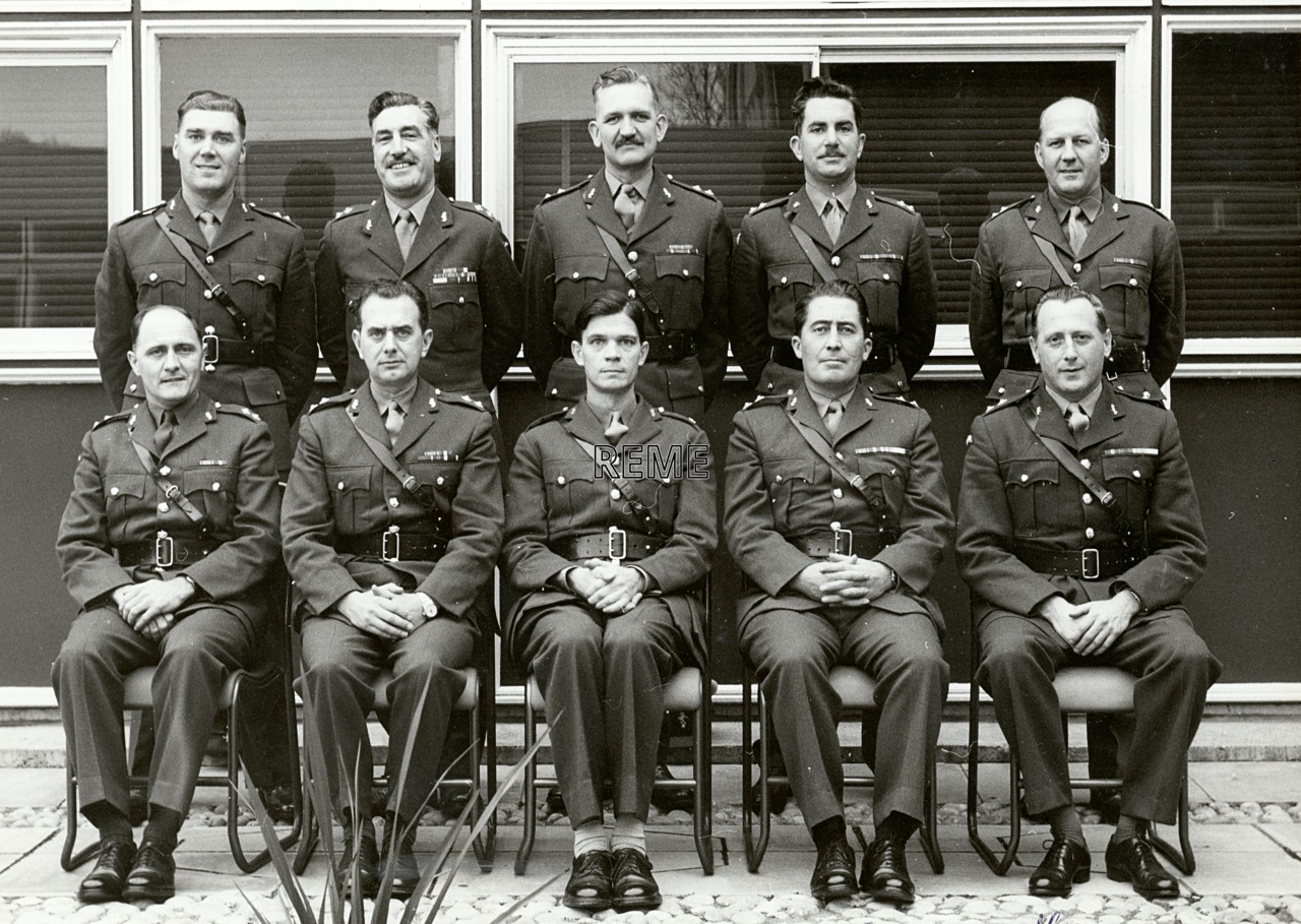 Group Photograph: No 15 Newly Commissioned Officers’ Course, REME Officers’ School