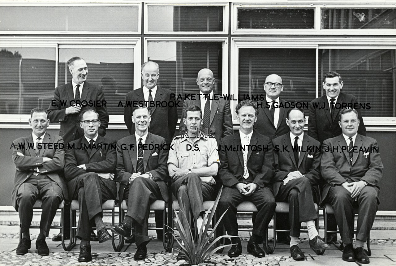 Group Photograph: No 4 Civilian Professional Engineers, REME Officers’ School