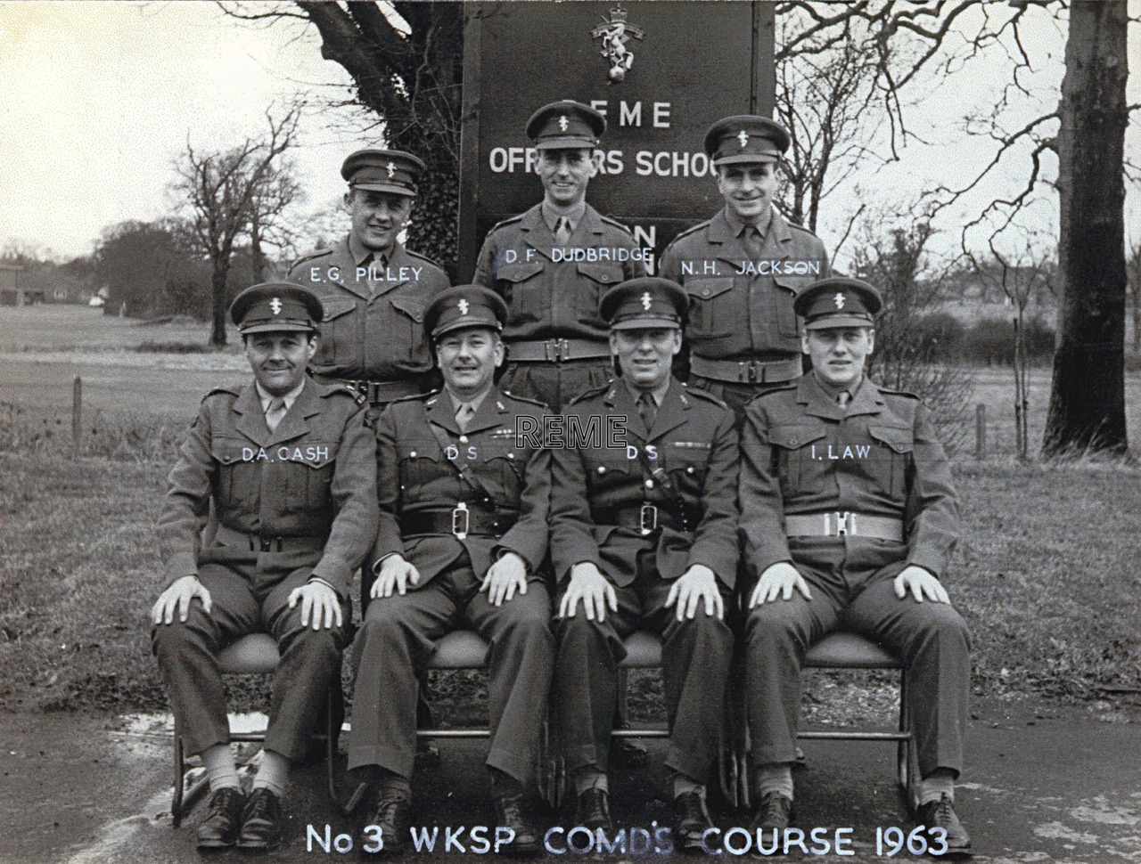 Group Photograph: No 3 Workshop Commanders’ Course, REME Officers’ School
