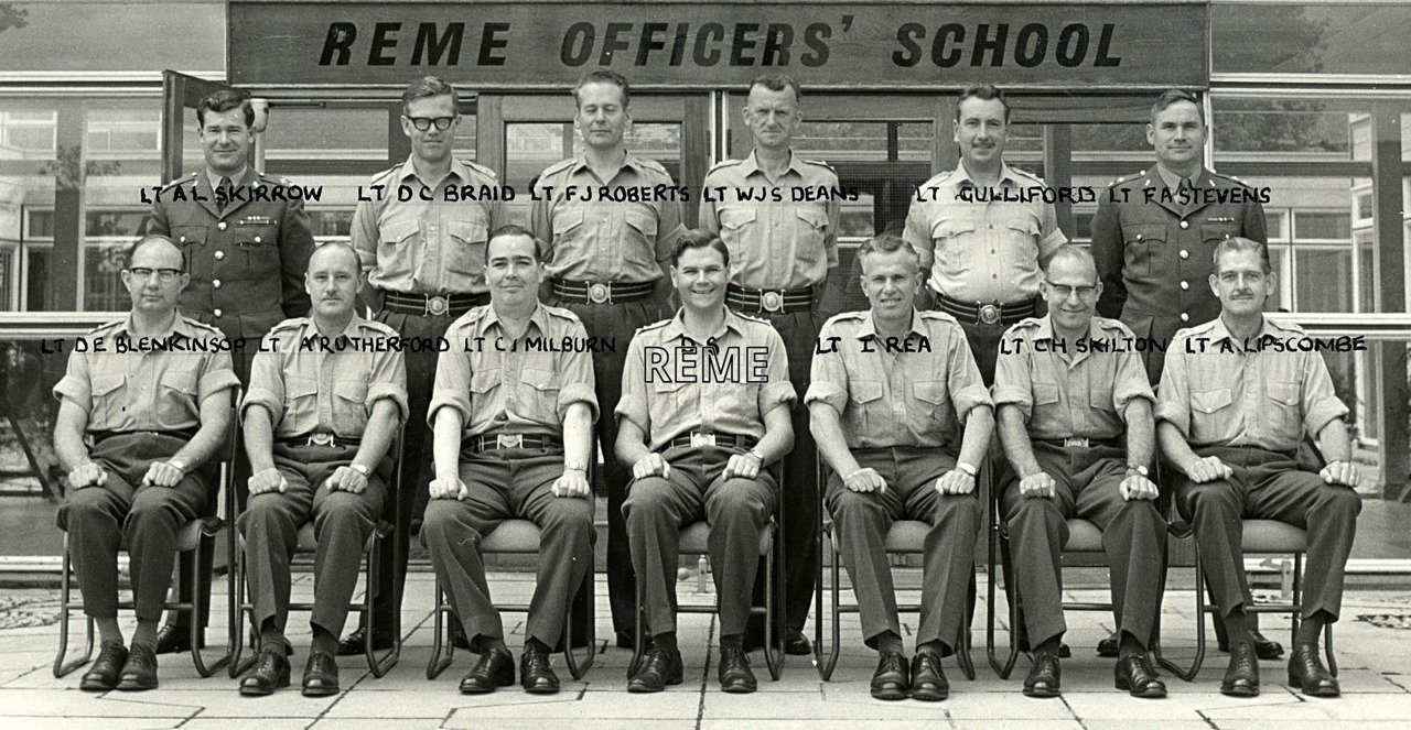 Group Photograph: No 19 Newly Commissioned Officers’ Course, REME Officers’ School