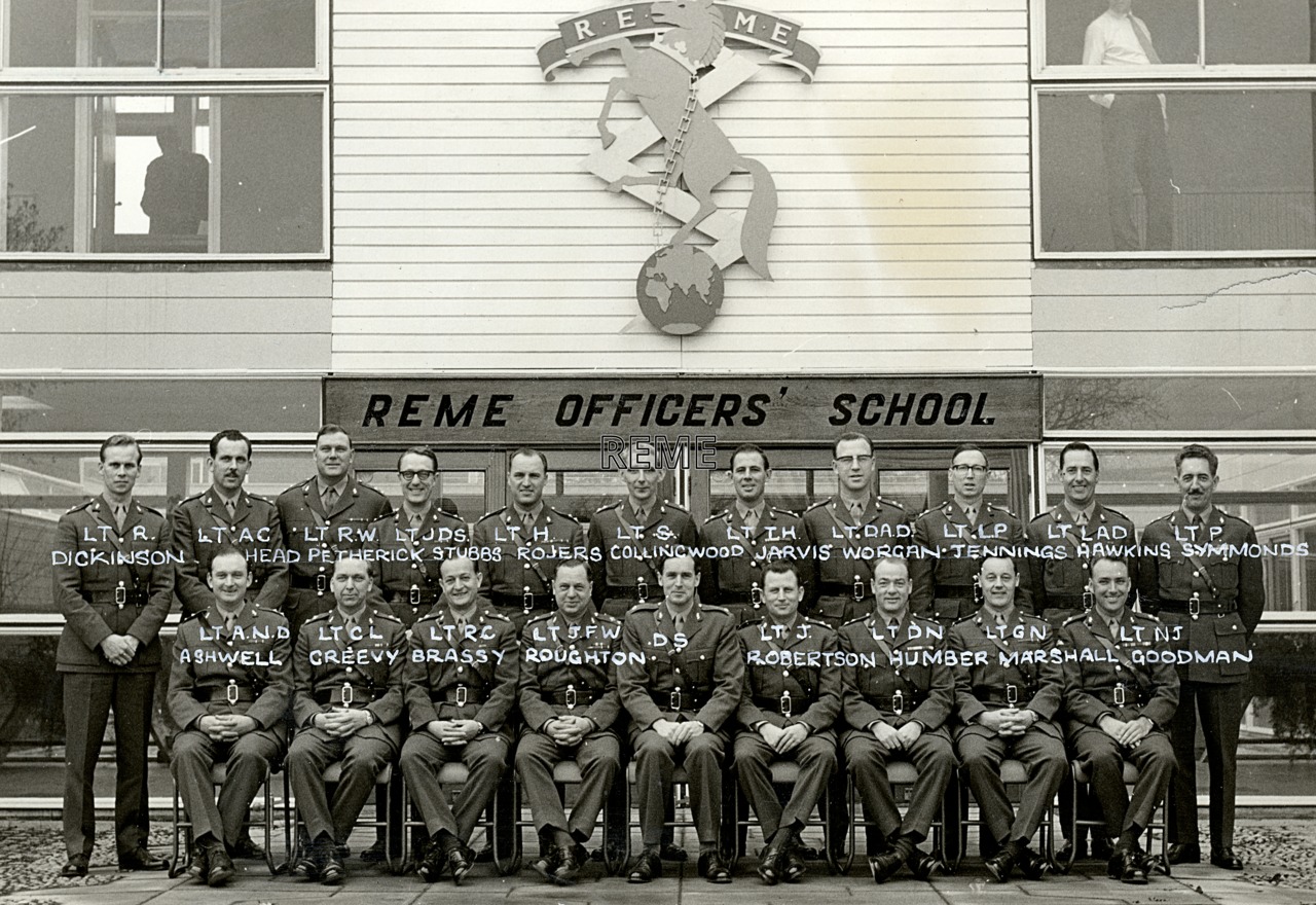 Group Photograph: No 21 Newly Commissioned Officers’ Course, REME Officers’ School