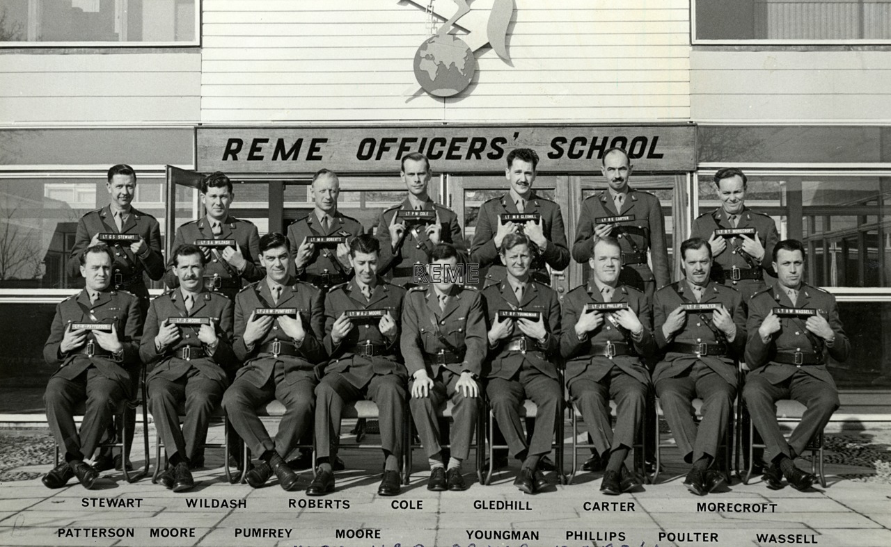 Group Photograph: No 22 Newly Commissioned Officers’ Course, REME Officers’ School