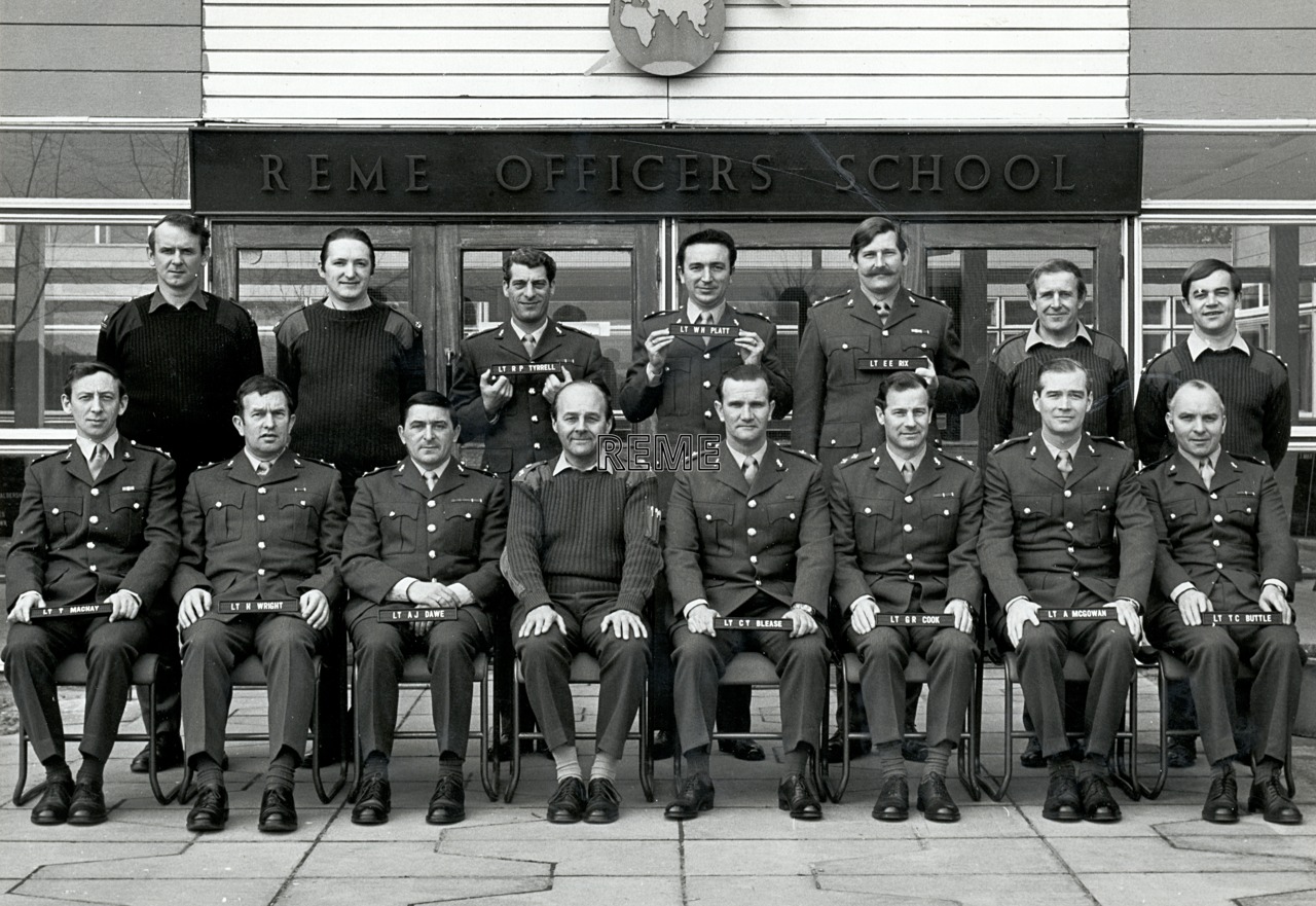 Group Photograph: No 37 REME Commissioning Course, REME Officers’ School