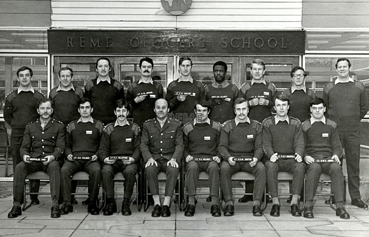 Group Photograph: No 23 REME Captains’ Course, REME Officers’ School