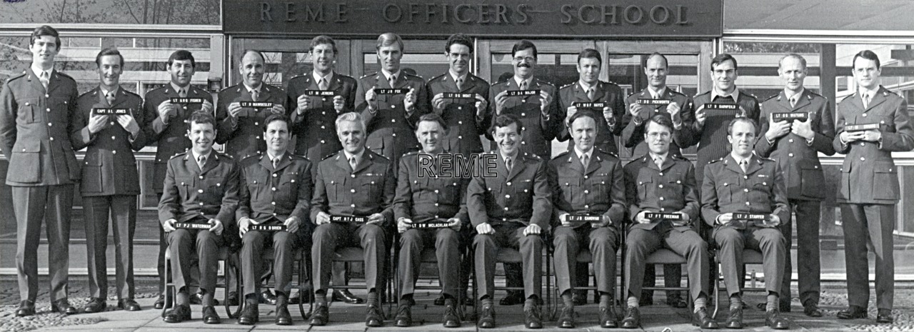 Group Photograph: No 43 REME Commissioning Course, REME Officers’ School