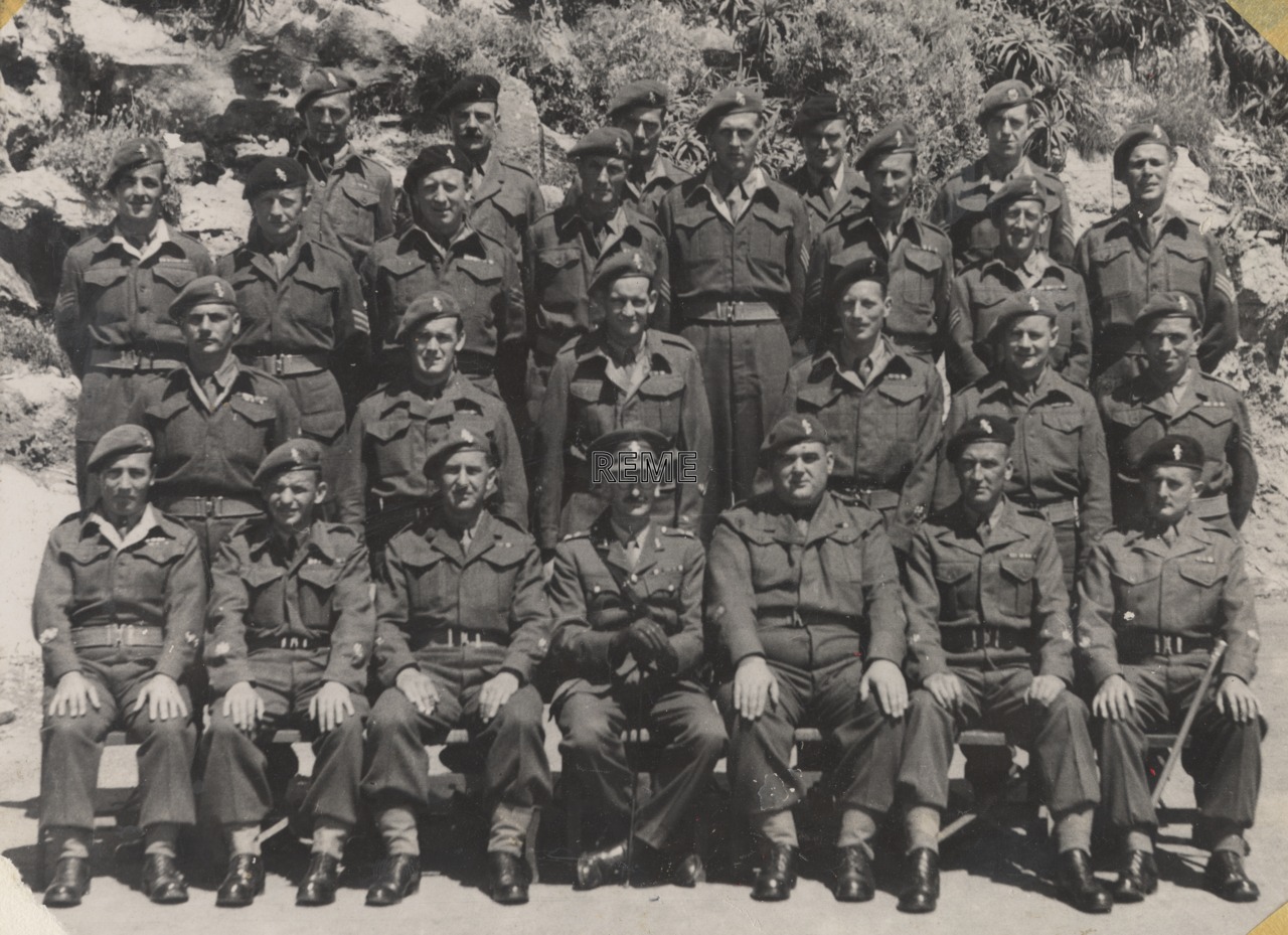 Warrant Officers’ and Sergeants’ Mess, Garrison Workshop REME, Gibraltar, May 1950